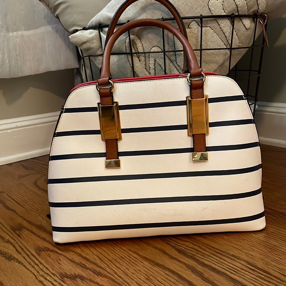 Aldo striped handbag
